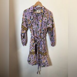 PRINTFRESH Claudia Dress | Painters Garden - Lavender Medium